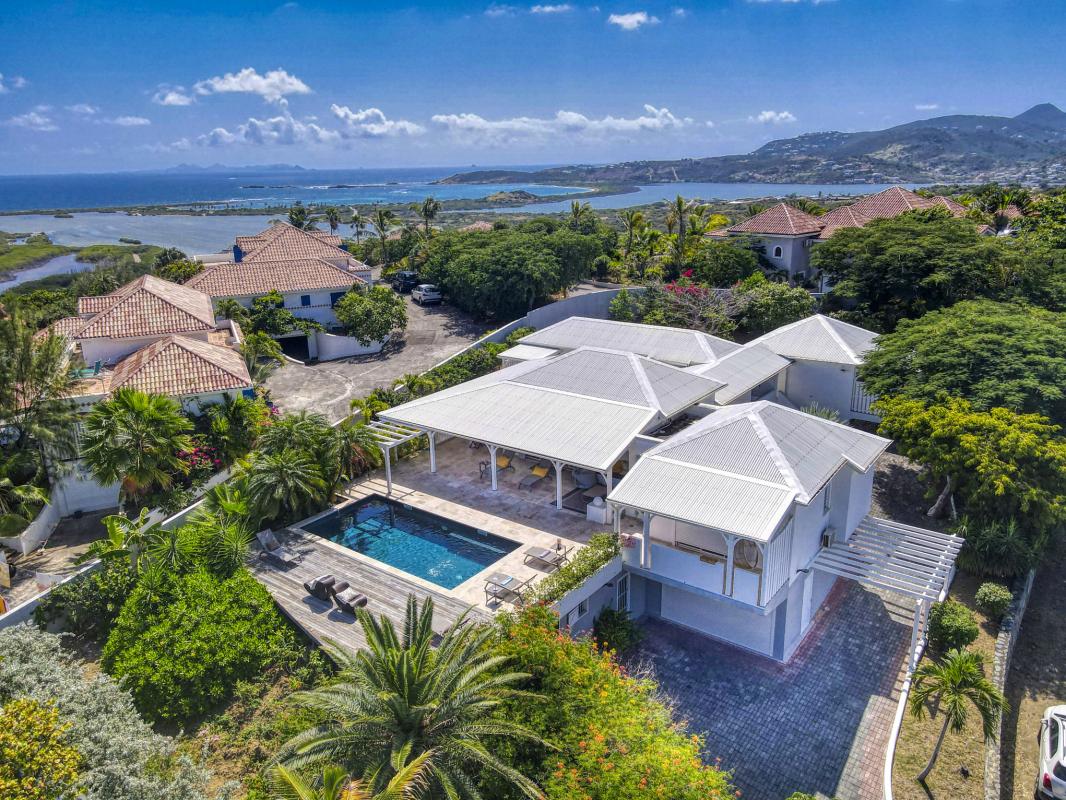 Saint Martin Baie Orientale villa __phot dedrone-25